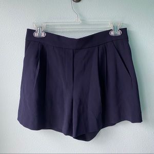 Navy Blue Aritzia Babaton Dress Shorts